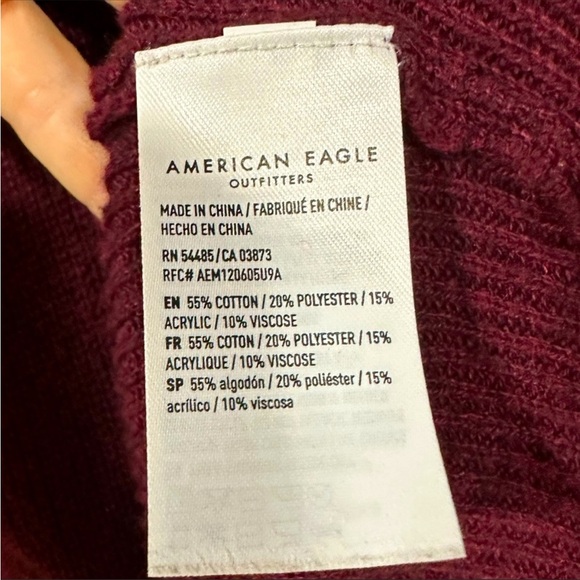 American Eagle Outfitters Dark Cherry Red Pullover
Sweater XS - Picture 5 of 7